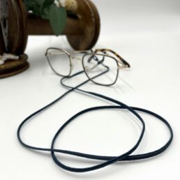 cordon de lunettes simple de couleur bleu marine pour homme - Robin - Made by bobine