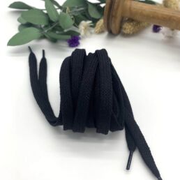 Lacets Martin noir coton bio