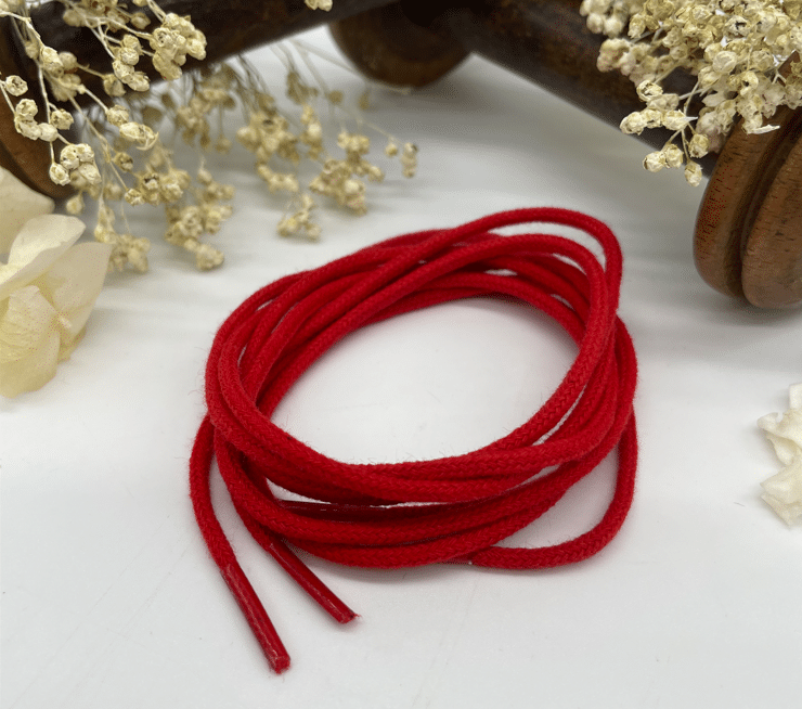 Lacets quelle couleur - rouge - Made by bobine